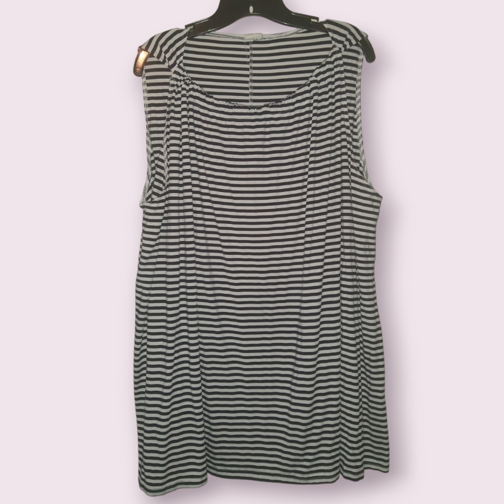 3X Simple Suzanne Betro striped top